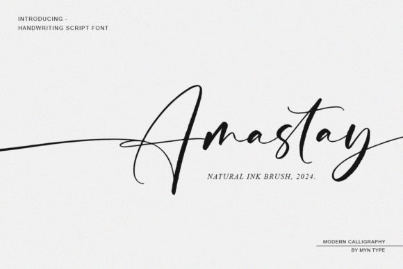 Amastay: A Practical Evaluation of Natural Ink Calligraphy for Modern Design