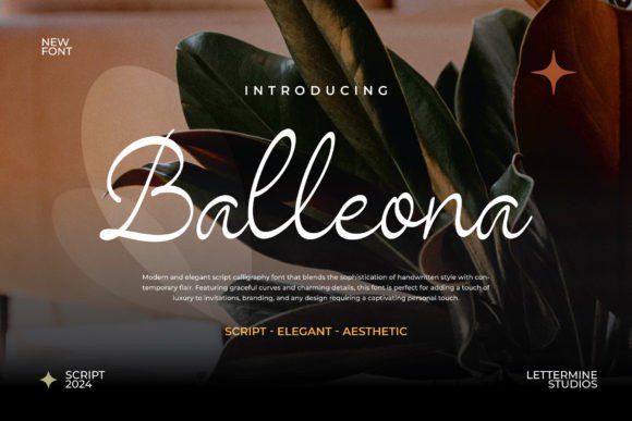 Balleona Font: The Ultimate Elegant Script for Designers