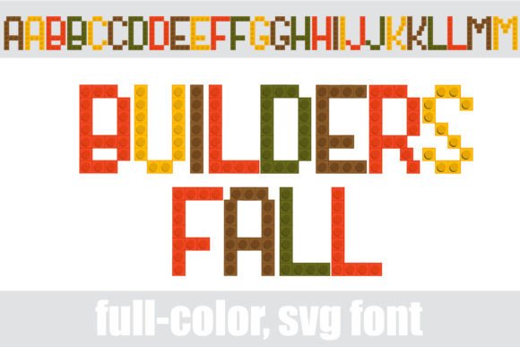 Builders Fall: A Vibrant Autumn Typography