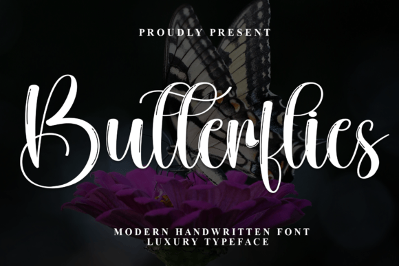 Butterflies Font: An Elegant Script for Every Project