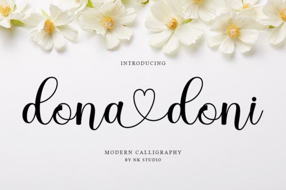 Dona Doni: A Modern Calligraphy Script Font