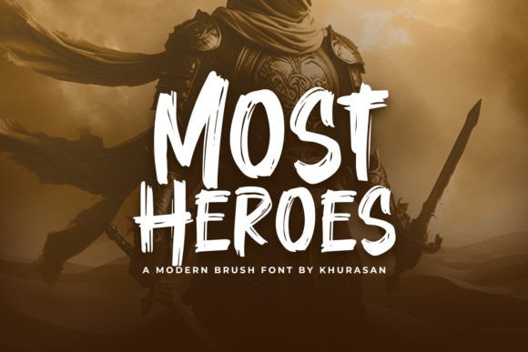 Evaluating Most Heroes: A Practical Guide to This Modern Brush Display Font