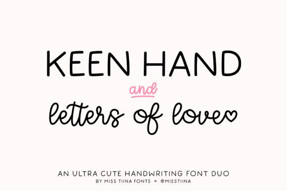 Experience the Captivating Blend of Style and Persuasion with the Keen Hand Letters of Love Duo