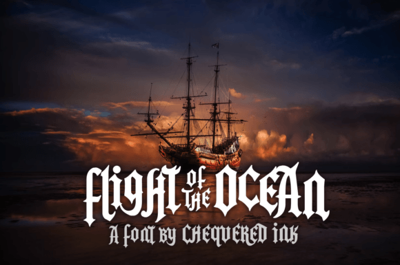 Flight of the Ocean: Elevating Brand Identity Through Hand-Crafted Typography