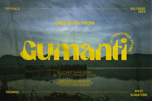 Gumanti: The Sans Serif Font That Balances Timeless Elegance with Modern Flair