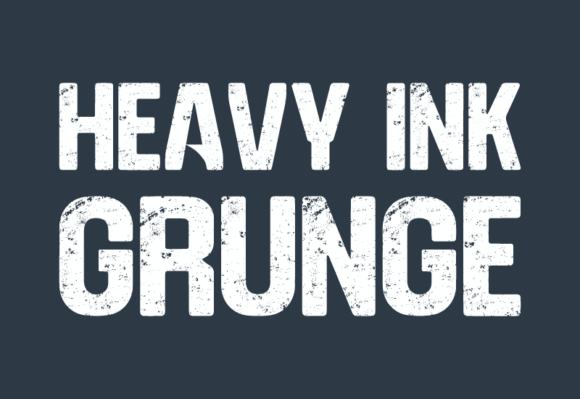 Heavy Ink Grunge: The Bold Sans-Serif for Impact