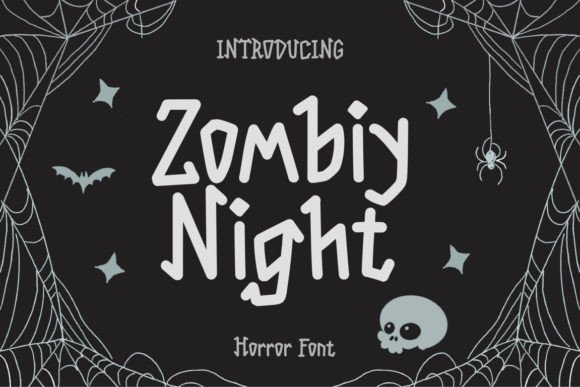 Meet Zombiy Night: The Ultimate Horror Typeface