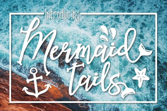 Mermaid Tails: A Whimsical Font for Ocean-Themed Designs