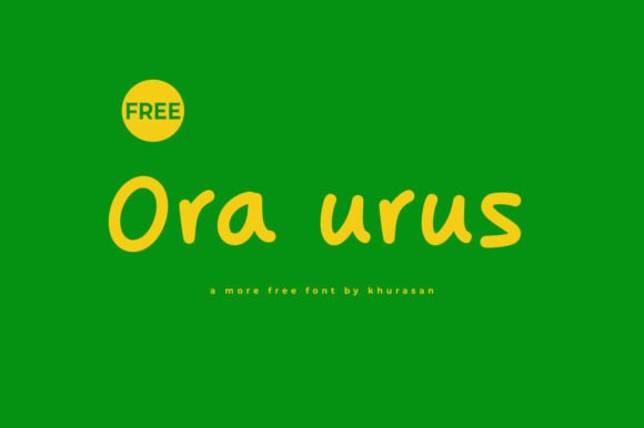 Ora Urus: Elevating Design with Modern Handwritten Typography