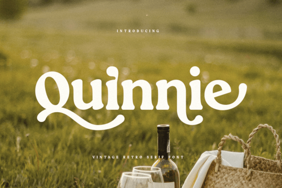 Quinnie: The Retro Serif Font That Brings Vintage Elegance to Modern Design