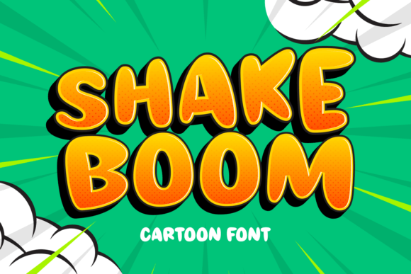 Shake Boom: The Dynamic Comic Display Font