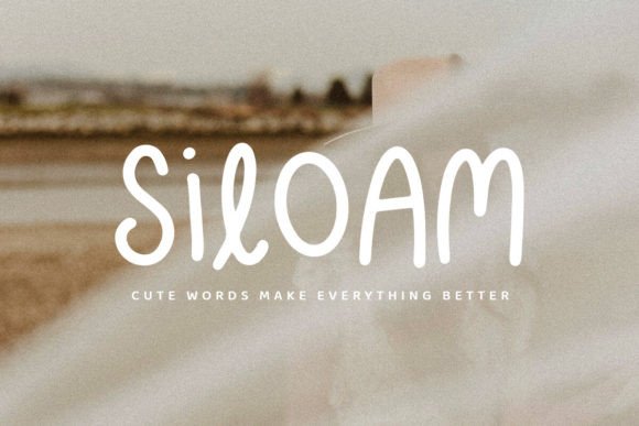 Siloam: A Playful Handwritten Font for Kids