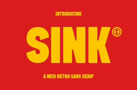 Sink: A Bold Retro Sans Serif for Modern Brands