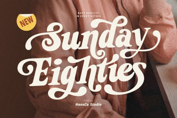 Sunday Eighties: A Bold Retro Serif Font