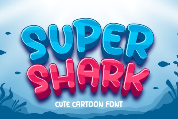 Super Shark: A Dynamic Display Font for Engaging Designs