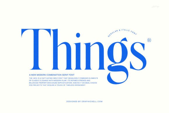Things Serif Font: Modern Elegance for Design