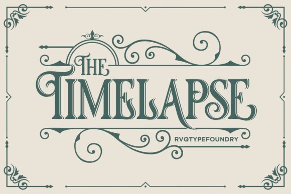 Timelapse: A Bold Blackletter Font for Impact