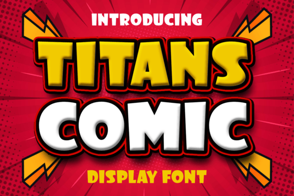 Titans Comic: The Dynamic Superhero Display Font for Modern Merchandise