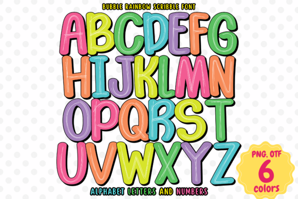 Unleash Creativity with Bubble Rainbow Scribble