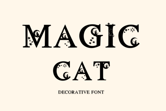 Unlocking Creativity with Magic Cat: A Versatile Decorative Typeface
