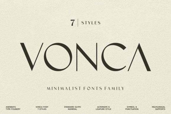 Vonca: Defining the Future of Modern Typography Through Simplicity